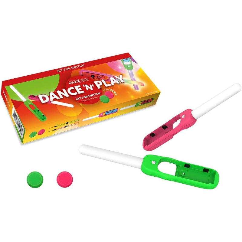 Maxx Tech Dance 'n' Play Kit + Grips Nintendo Switch