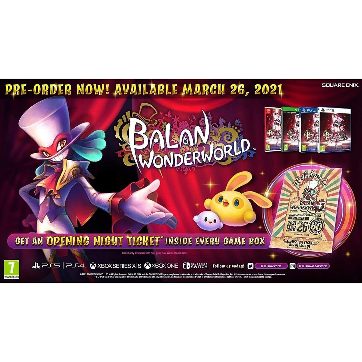 Balan Wonderworld Sony PlayStation 5