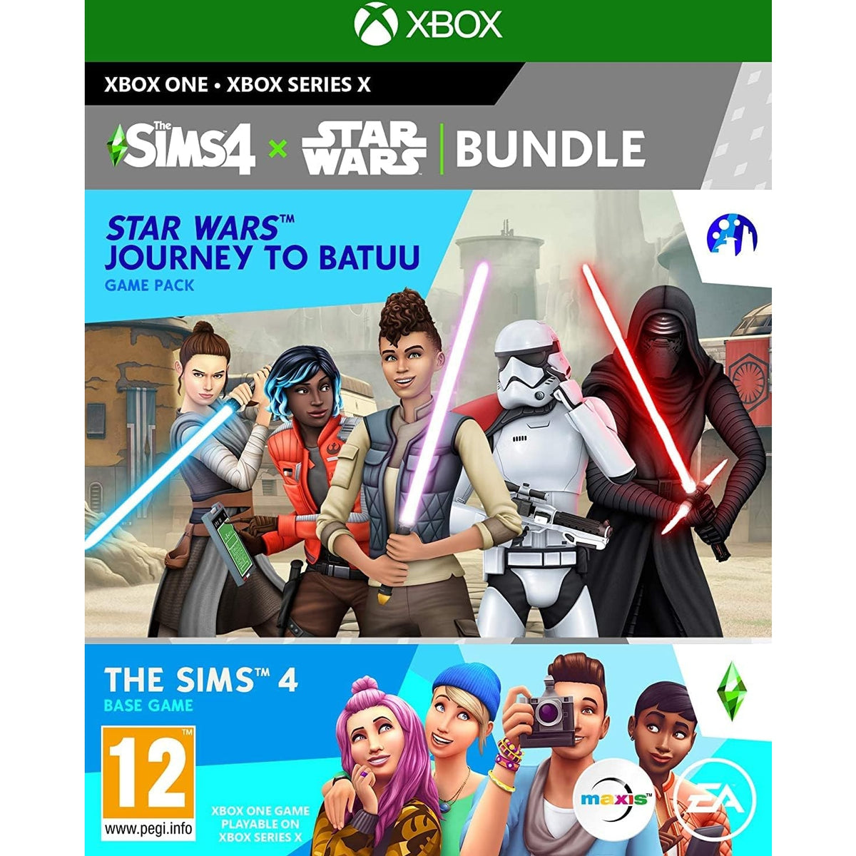 The Sims 4 Base Game + Star Wars Journey to Batuu Expansion Pack Xbox One & Xbox Series X