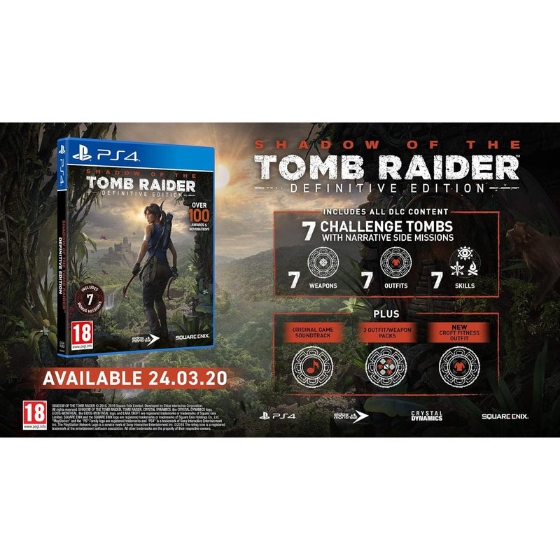 Shadow Of The Tomb Raider: Definitive Edition Sony PlayStation 4